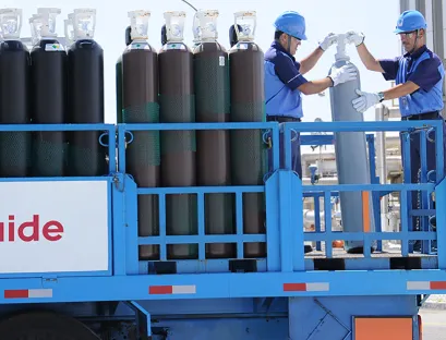 consegne di gas Air Liquide